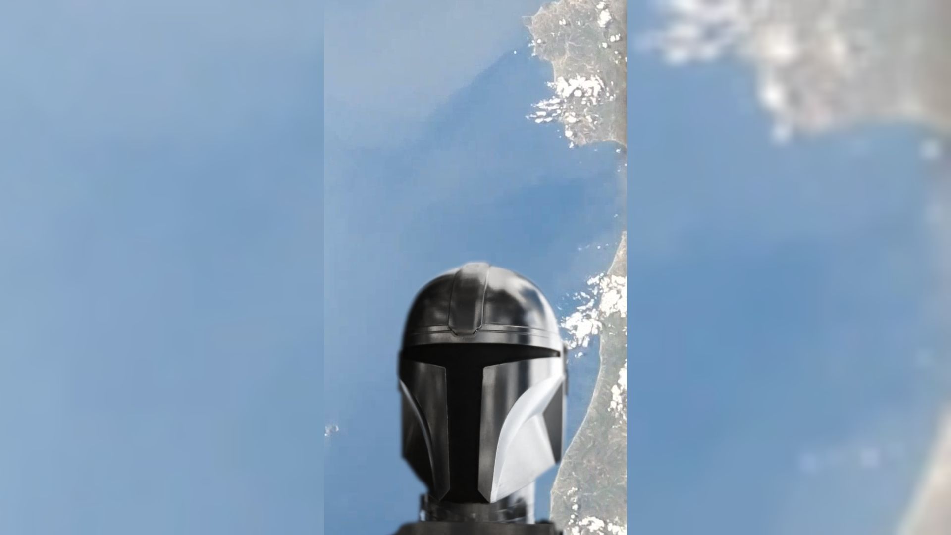 Dal mito di Star Wars all’orbita terrestre, il viaggio reale del casco del Mandaloriano nello spazio